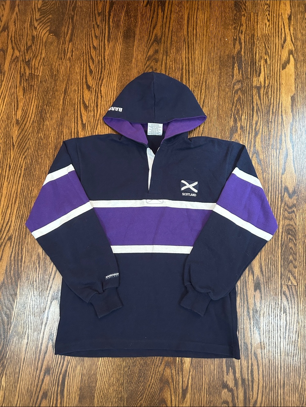 Barbarian Scotland Rugby Style Hoodie